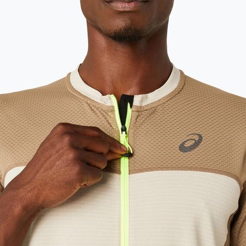 Мъжка тениска за бягане ASICS Fujitrail feather grey/perperper