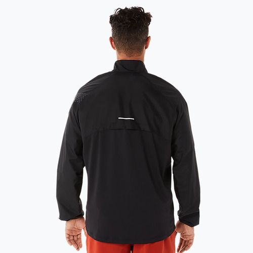 Мъжко яке за бягане ASICS Icon performance black / stadium orange