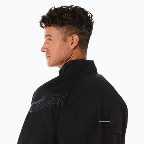 Мъжко яке за бягане ASICS Icon performance black / stadium orange