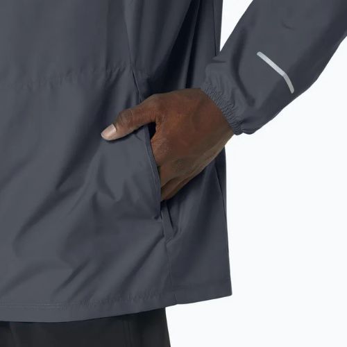 Мъжко яке за бягане ASICS Icon carrier grey / safety yellow