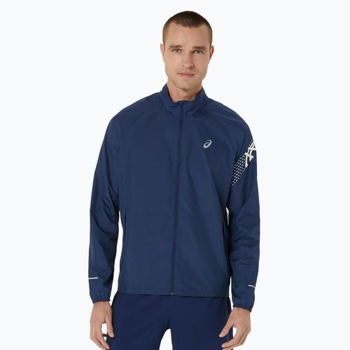 Мъжко яке за бягане ASICS Icon blue expanse / birch