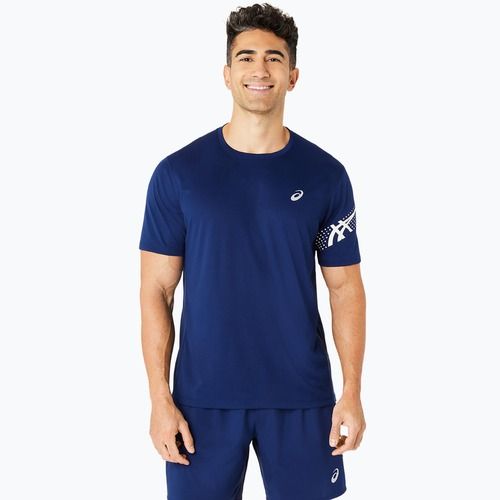 Мъжка тениска за бягане ASICS Icon Top blue expanse/brich