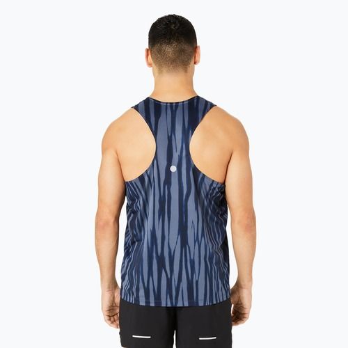Мъжки потник за бягане ASICS Road All Over Print Singlet blue expanse/midnight