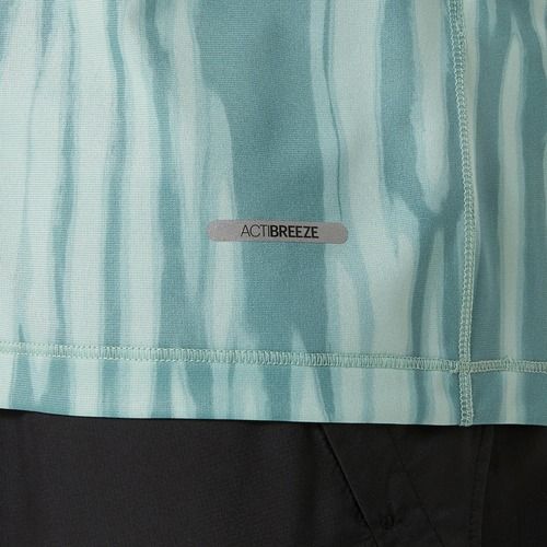 Мъжка блуза с дълъг ръкав ASICS Road All Over Print light celadon/celadon