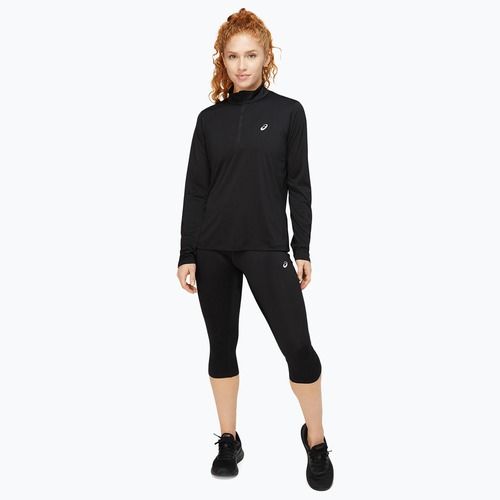 Дамска блуза с дълъг ръкав за бягане ASICS Core 1/2 Zip Top performance black