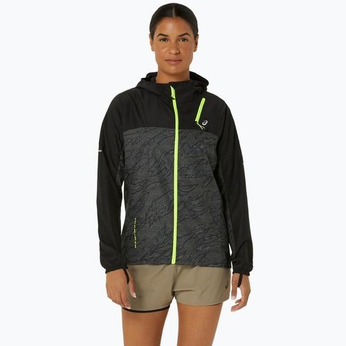 Дамско яке за бягане ASICS Fujitrail Packable performance black