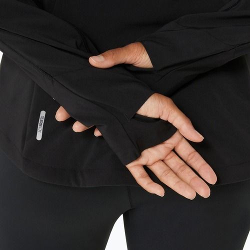 Дамско яке за бягане ASICS Road Winter performance black