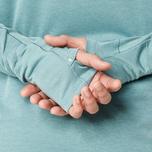 Дамски суитшърт ASICS Metarun Winter LS Hoodie celadon