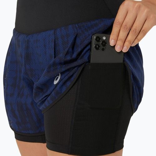 Дамски шорти за бягане ASICS Road 2N1 3.5IN midnight