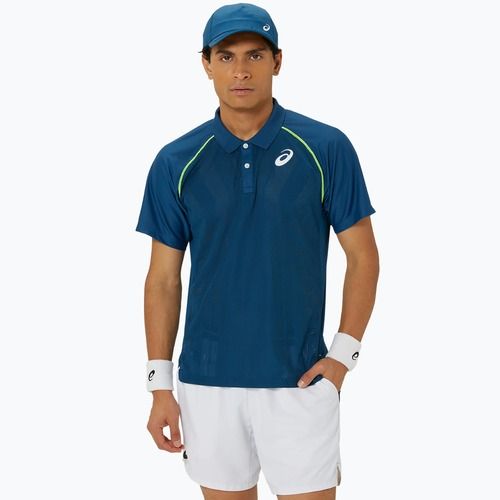 Мъжка поло тениска ASICS Match Actibreeze Polo mako blue