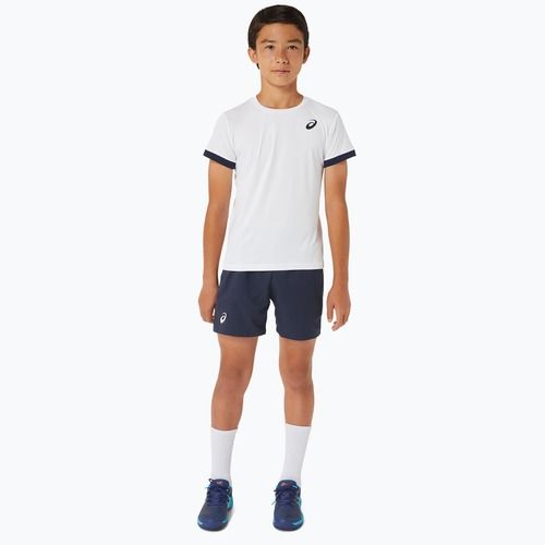 Детска тениска ASICS Tennis Top brilliant white/midnight