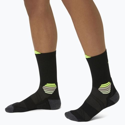 Чорапи за бягане ASICS Fujitrail Run Crew performance black/sefety yellow
