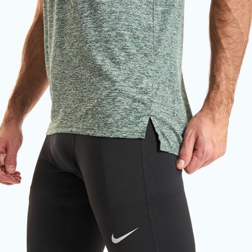 Мъжка тениска за бягане Nike Dri-Fit Rise 365 vintage green/heather