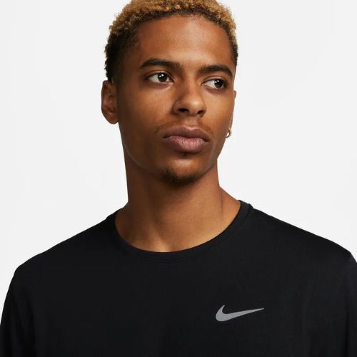 Мъжка блуза за бягане с дълъг ръкав Nike Miler Dri-Fit UV black