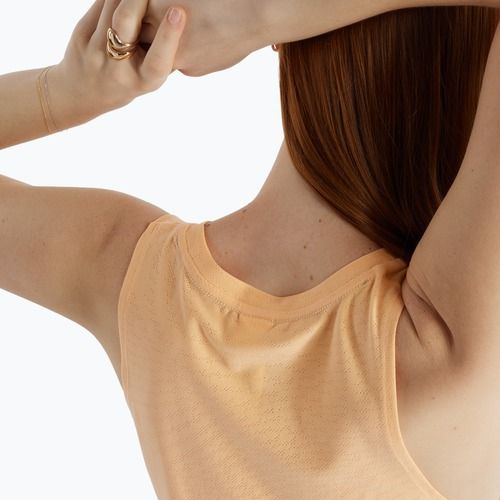 Дамски потник за бягане New Balance Jacquard Slim Tank peach blossom