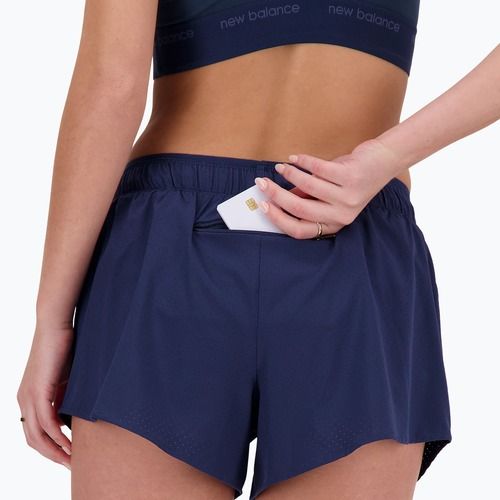 Дамски къси панталони New Balance RC Seamless 3“ blue