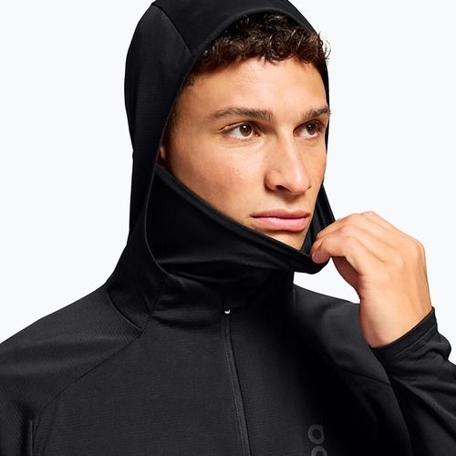 Мъжки суитшърт за бягане On Climate Zip Hoodie black