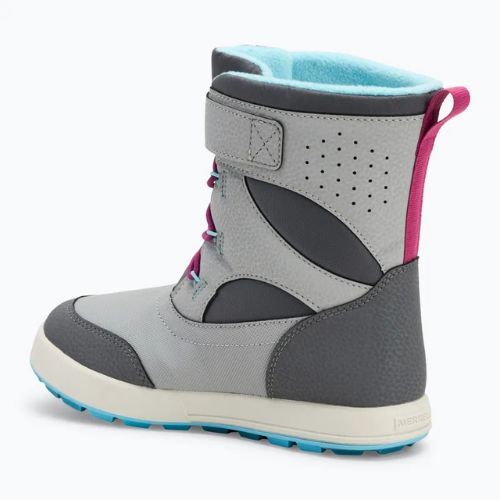 Детски ботуши за сняг Merrell Snow Storm 3.0 Wtrpf grey/turq