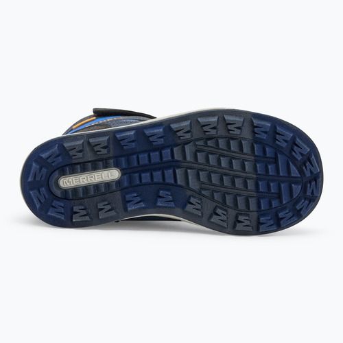 Детски ботуши за сняг Merrell Snow Storm 3.0 Wtrpf blue/black/orange