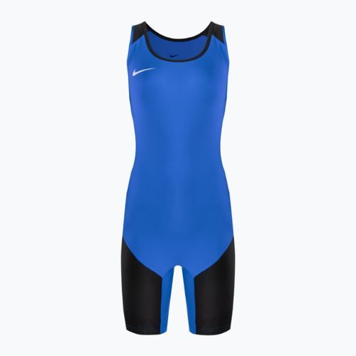 Дамски борцов трико Nike Weightlifting Singlet royal/black