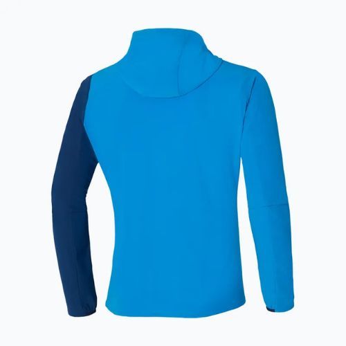 Дамско тенис яке Mizuno Mugen Hooded Jacket estate blue