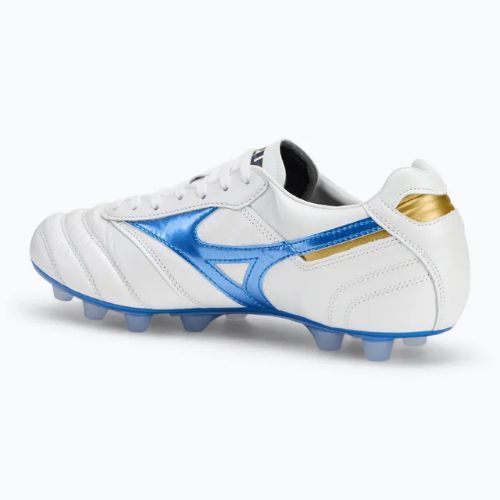 Мъжки футболни обувки Mizuno Morelia II Japan Md white/laser blue/gold