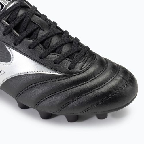 Мъжки футболни обувки Mizuno Morelia II Club FG black/galaxy silver/dark shadow