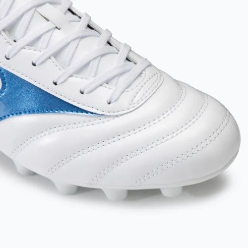 Мъжки футболни обувки Mizuno Morelia II Club FG white/laser blue/gold