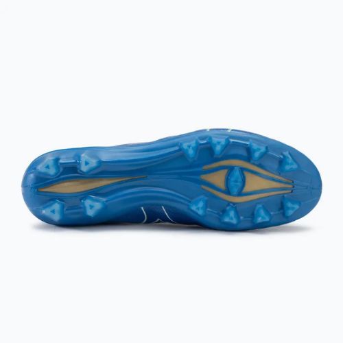 Мъжки футболни обувки Mizuno α Elite FG white/laser blue/gold