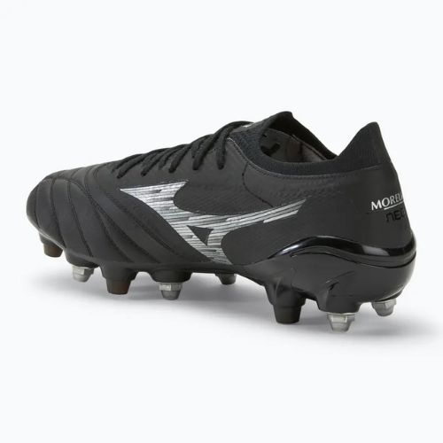 Мъжки футболни обувки Mizuno Morelia Neo IV β Elite MIX black/galaxy silver