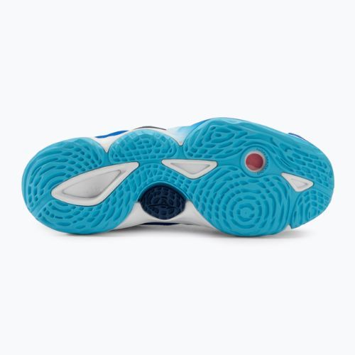 Мъжки обувки за волейбол Mizuno Wave Momentum 3 Mid mugen blue/white/estate blue