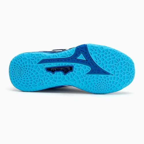 Мъжки обувки за хандбал Mizuno Wave Stealth Neo 2 Mid mugen blue/white/estate blue