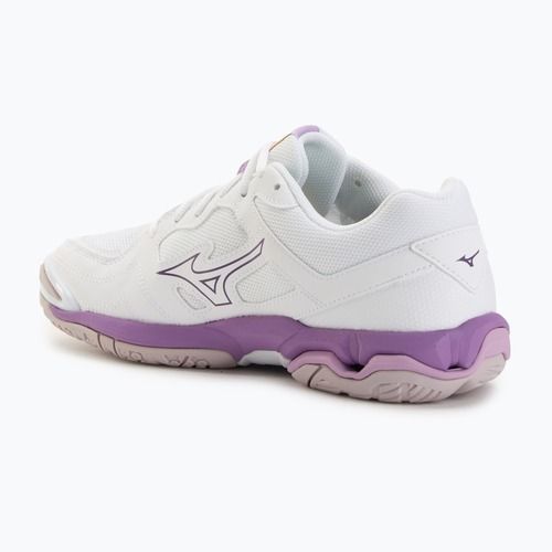 Дамски обувки за хандбал Mizuno Wave Phantom 3 white/patrician purple/quince