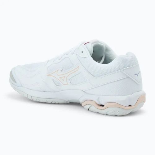 Дамски обувки за хандбал Mizuno Wave Phantom 3 white/aleutian/cloud pink
