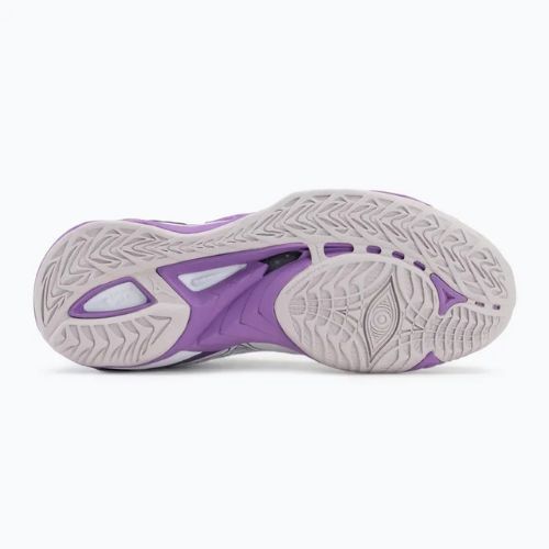 Дамски обувки за хандбал Mizuno Wave Mirage 5 white/patrician purple/quince