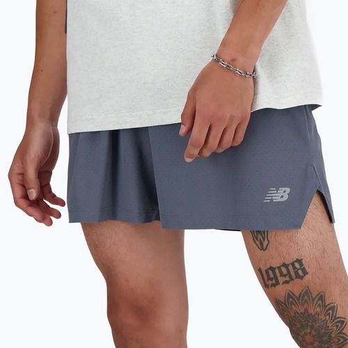 Мъжки къси панталони New Balance RC Seamless 5" graphite
