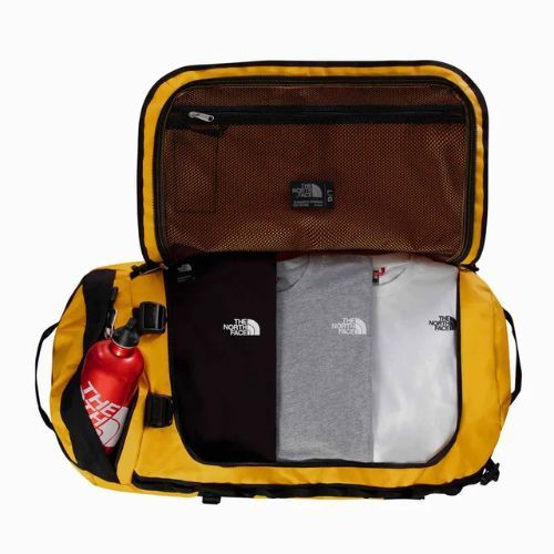 Пътна чанта The North Face Base Camp Duffel L 95 l summit gold/black/npf