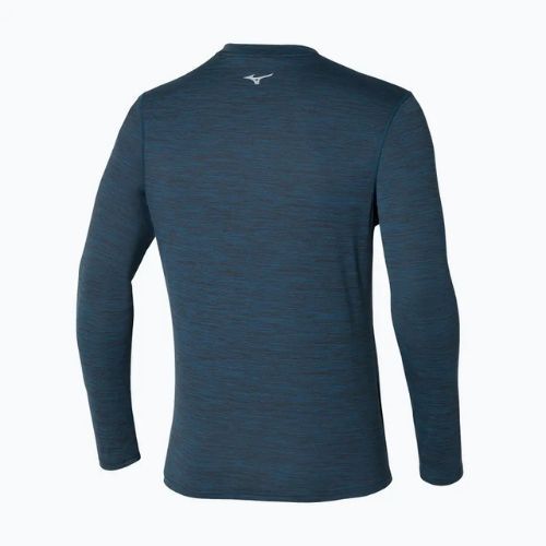 Мъжка тениска за бягане с дълъг ръкав Mizuno Impulse Core Half Zip blue wing teal