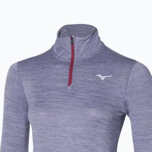 Дамска тениска за бягане с дълъг ръкав Mizuno Impulse Core Half Zip cadet