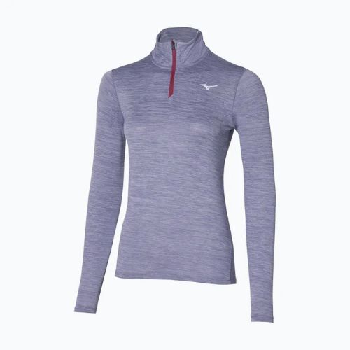 Дамска тениска за бягане с дълъг ръкав Mizuno Impulse Core Half Zip cadet