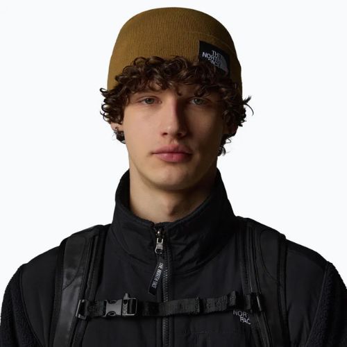 Зимна шапка The North Face Dock Worker Recycled utility brown
