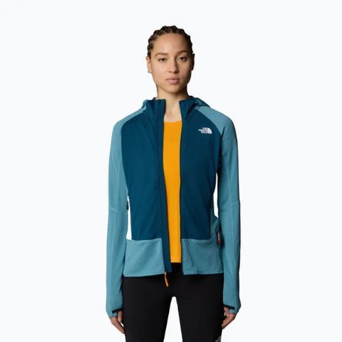 Дамски суитшърт The North Face Bolt Polartec Hoodie algae blue/midnight petrol