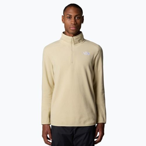Мъжки суитшърт The North Face 100 Glacier 1/4 Zip zion orange/concrete grey