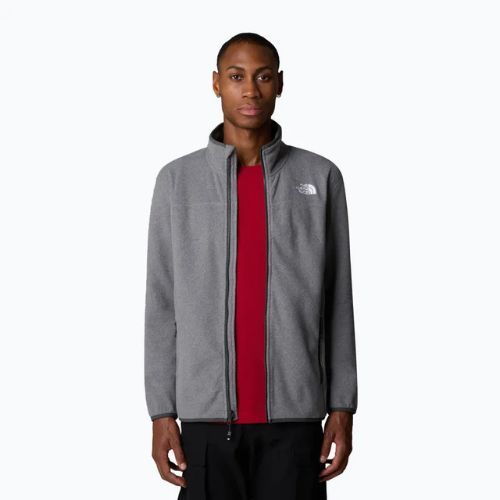 Мъжки суитшърт The North Face 100 Glacier Full Zip medium grey heather