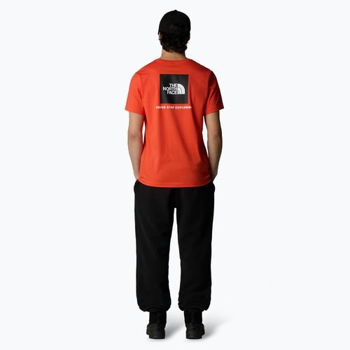 Мъжка тениска The North Face Box Nse crimson orange/black
