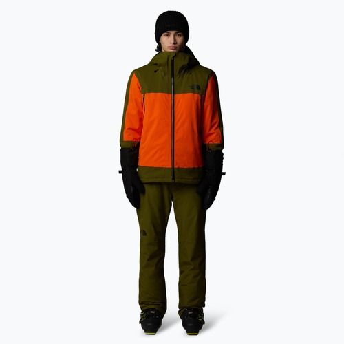Мъжко ски яке The North Face Mount Bre orange/forest olive