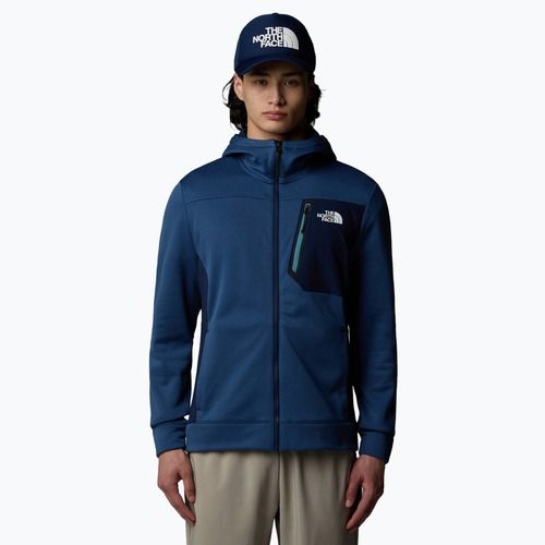 Мъжки суитшърт The North Face Mountain Athletics Full Zip Fleece shady blue/ summit navy navy