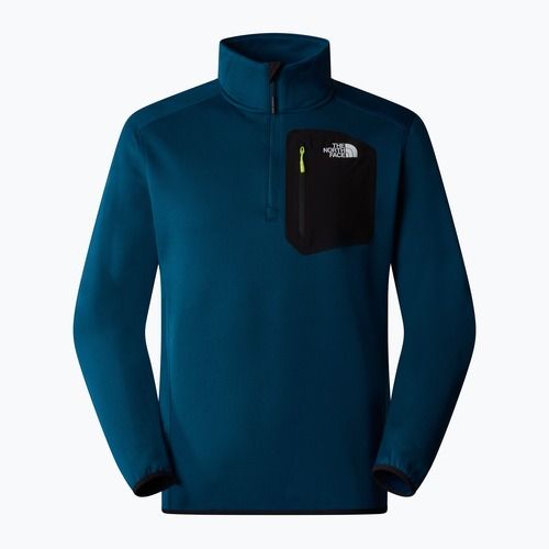 Мъжки суитшърт The North Face Crest 1/4 Zip midnight petrol/ black