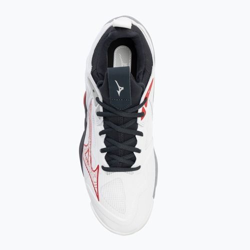 Мъжки обувки за волейбол Mizuno Wave Momentum 3 white/salsa/black