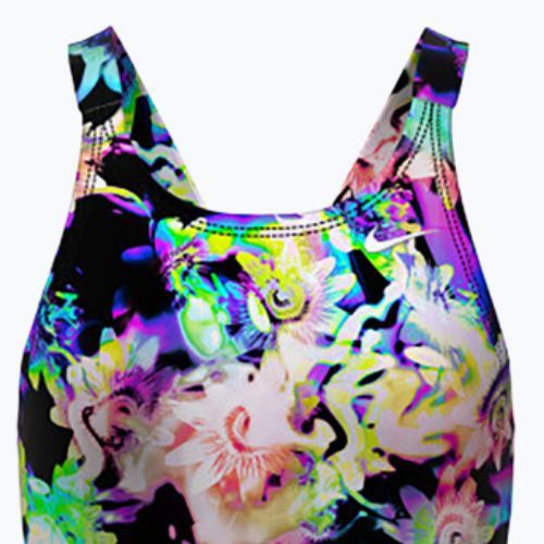Детски бански костюм от една част Nike Hydrastrong Multi Print Fastback rainbow